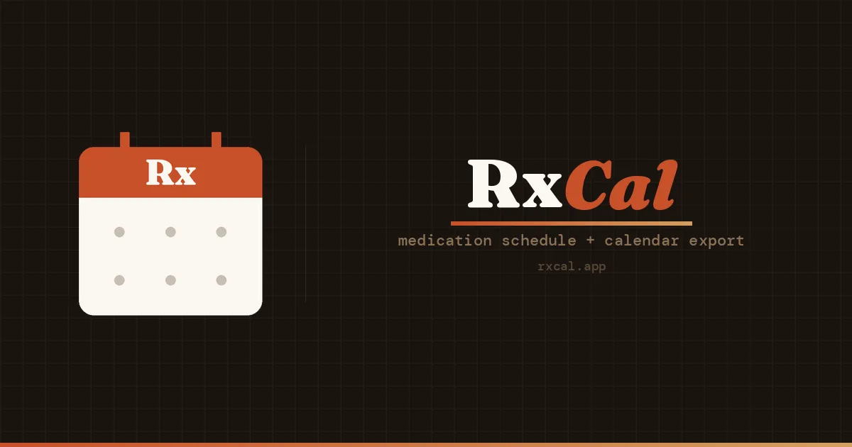 RxCal preview